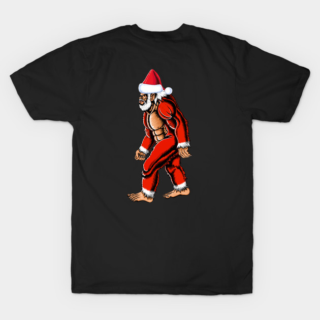 Big foot Santa Claus Christmas by Artardishop